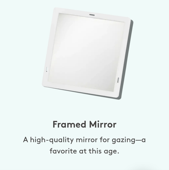 Lovevery Other - Lovevery Framed Mirror, Black and White Image